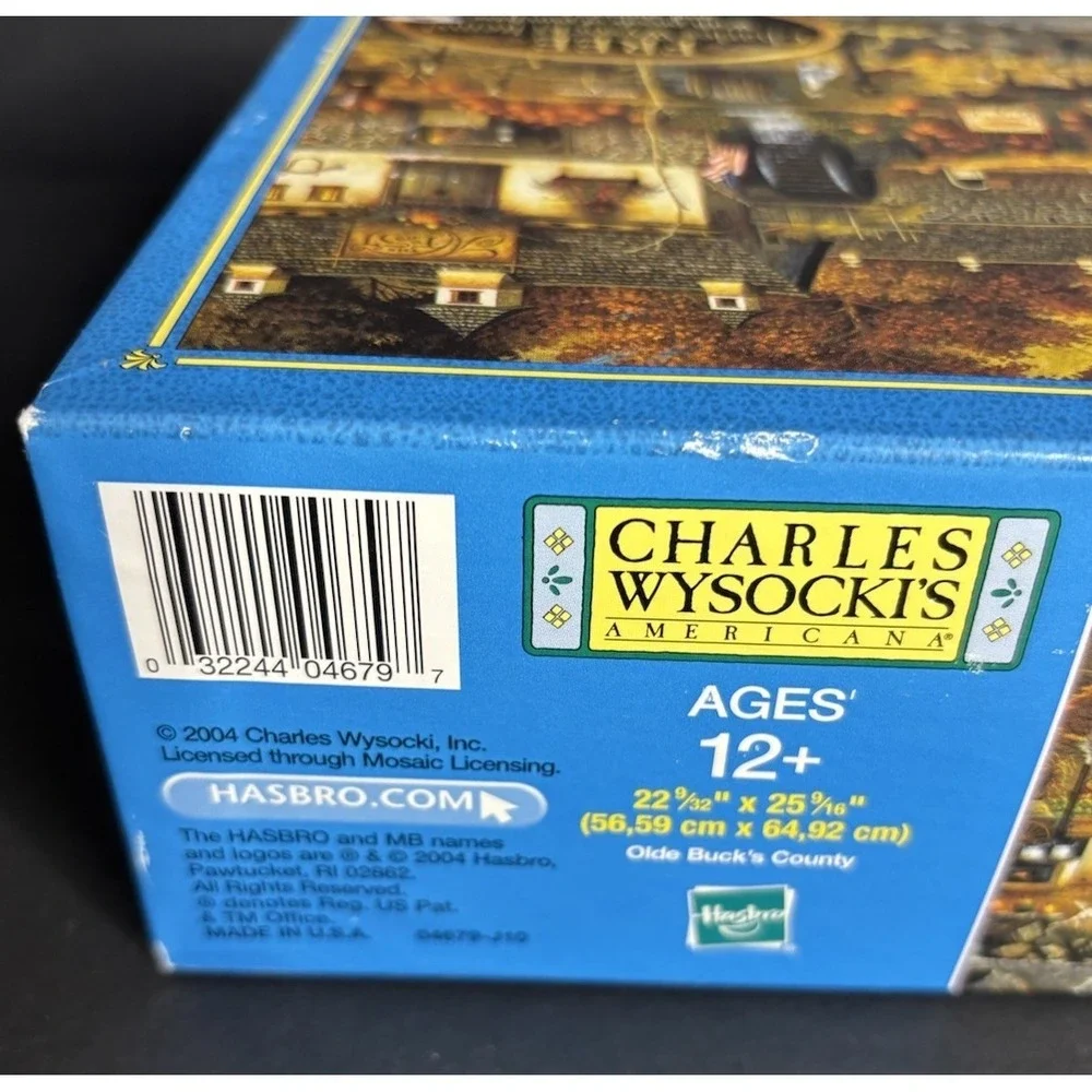 Charles Wysocki Olde Buck's County Jigsaw Puzzle 2004 Milton Bradley 1000 Pc NEW